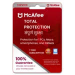 McAfee Total Protection 1 PC For 1 Year Protection